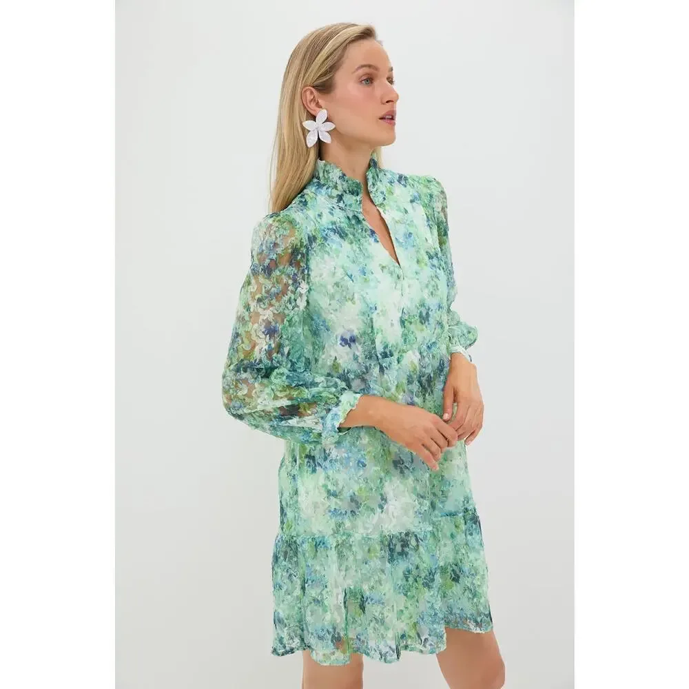 TUCKERNUCK Water Lilies Organza Palmerston Dress Size XS NWT Retail $228